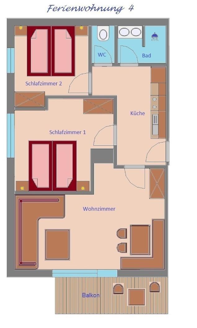 Haus Schennach Apartment Mayrhofen Ruang foto